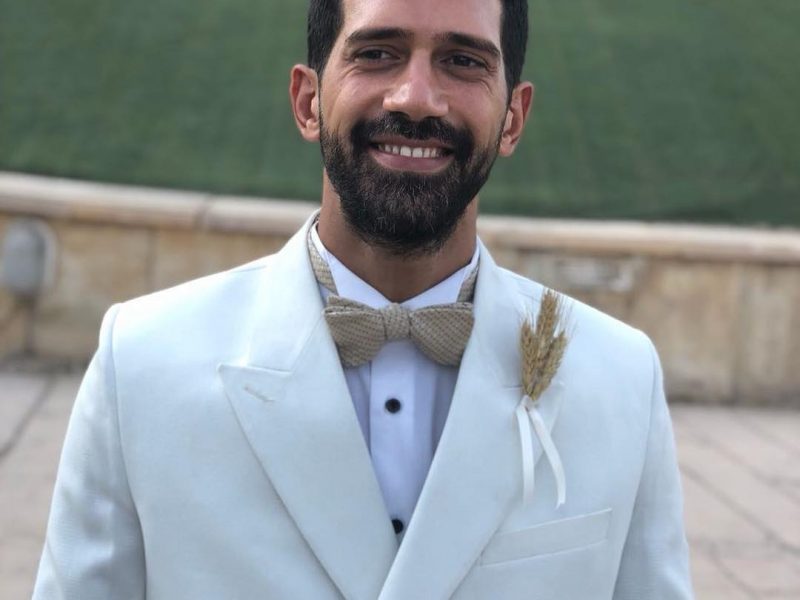 أول ظهور للفنان أحمد مجدي بعد الزواج