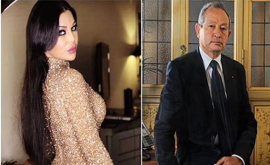 نجيب ساويرس ينصح هيفاء وهبي بالدقة في اختيار فستانها بحفل رأس السنة