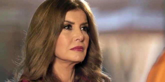 ميرنا وليد والفنانة ميرفت أمين من كواليس مسلسل قيد عائلي